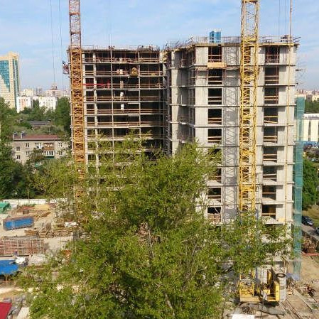 Фото о ходе строительства новостройки Александрит август 2014