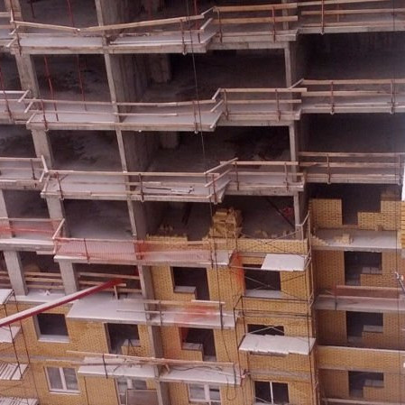 Строительство корпуса Александрит январь 2015